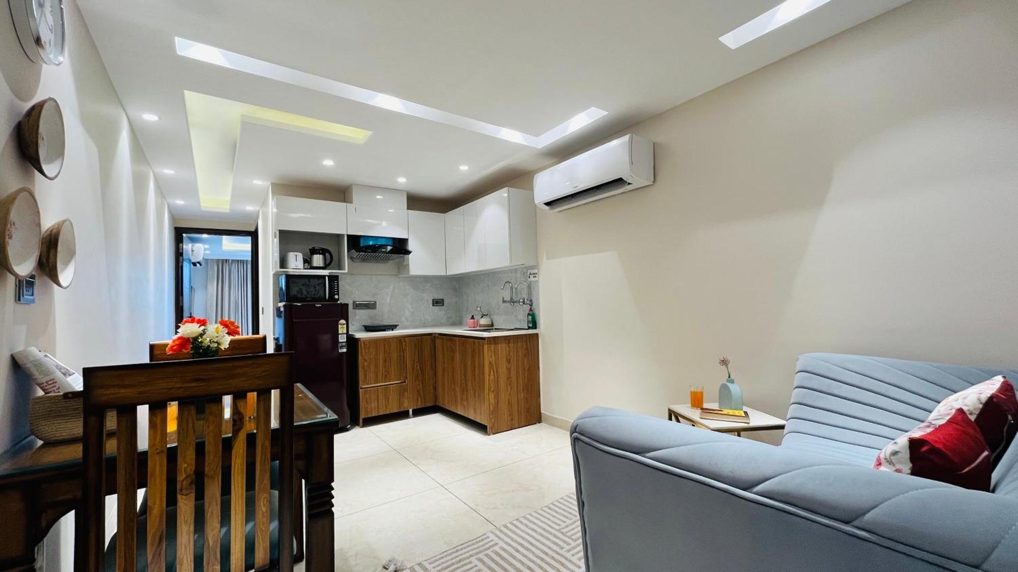Zen Suites Gurgaon - Luxe Stays Collection ภายนอก รูปภาพ