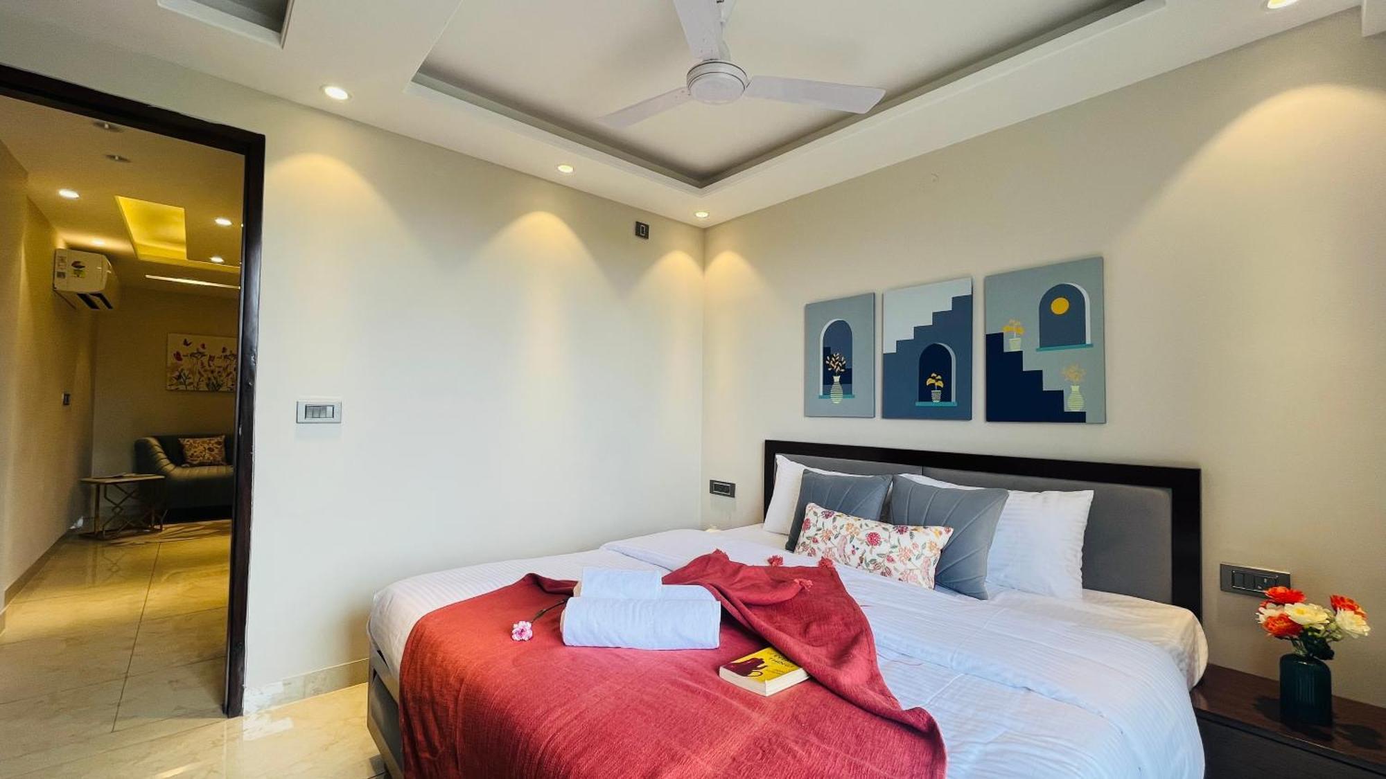 Zen Suites Gurgaon - Luxe Stays Collection ภายนอก รูปภาพ