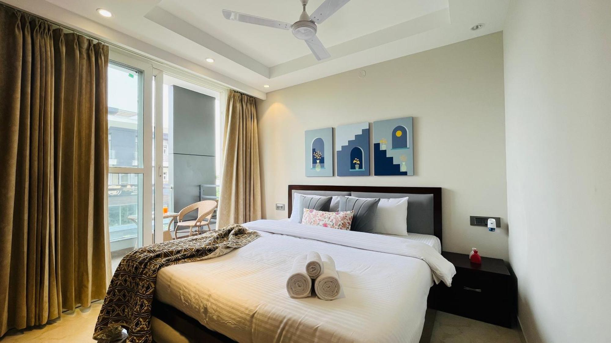 Zen Suites Gurgaon - Luxe Stays Collection ภายนอก รูปภาพ